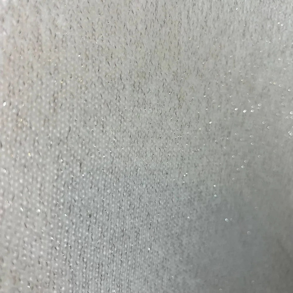 Arizona Jeans Cold Shoulder Destructed Metallic Sweater Size‎ Medium - Picture 7 of 11